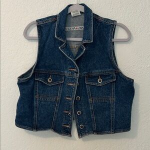 Zena Jeans Denim Vest large